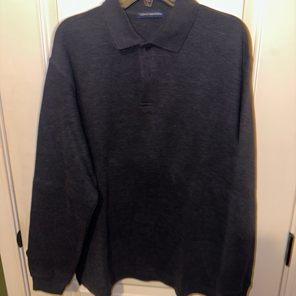 Long sleeve with collar men shirt